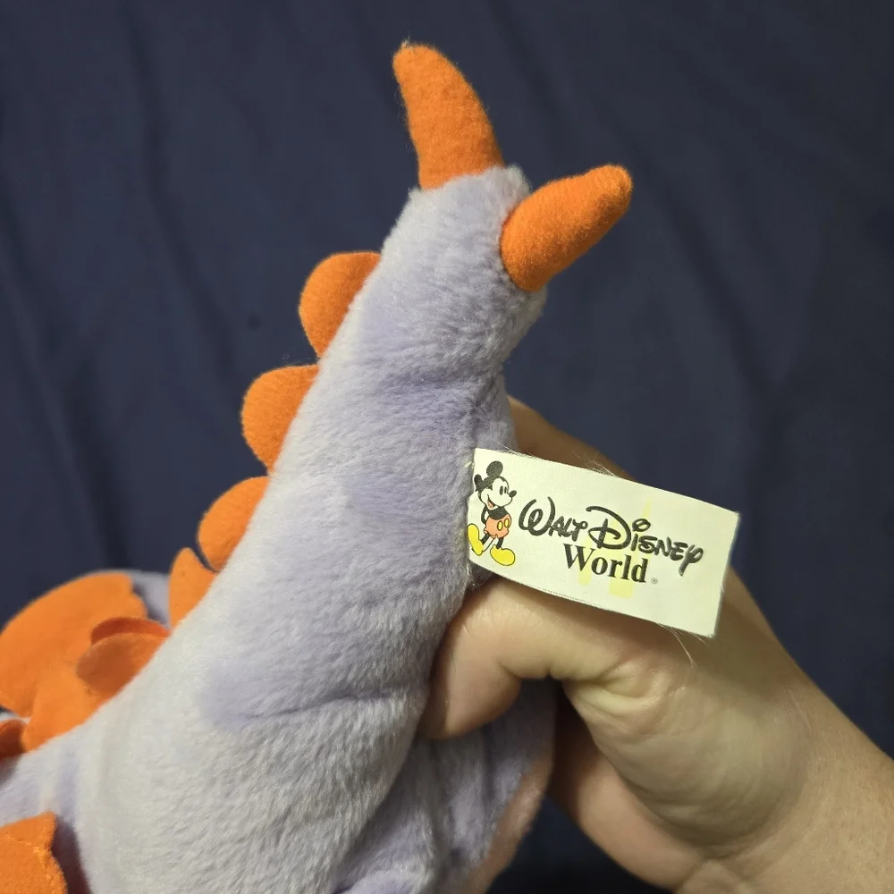 Walt Disney World Epcot Figment Imagination Institute Plush Vintage No Lanyard